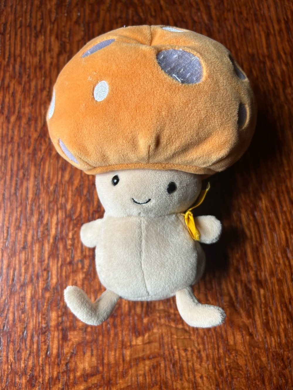 2022 Jellycat Orange & Cream Mushroom Plush (Fun-Guy Ozzie)